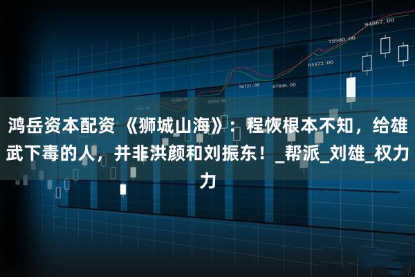 鸿岳资本配资 《狮城山海》：程恢根本不知，给雄武下毒的人，并非洪颜和刘振东！_帮派_刘雄_权力