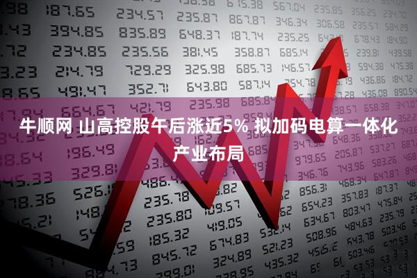 牛顺网 山高控股午后涨近5% 拟加码电算一体化产业布局